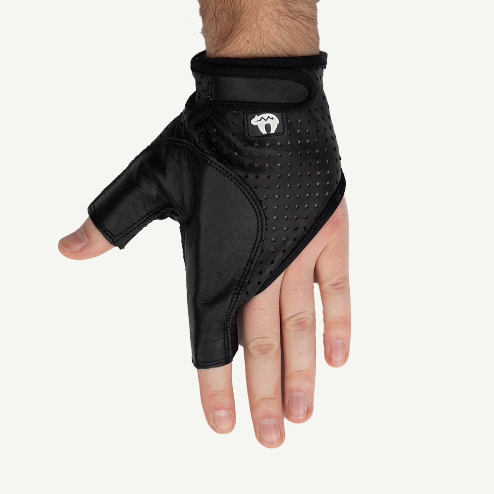 101097 Bogenhandschuh Summer Schwarz Rechte Hand | S