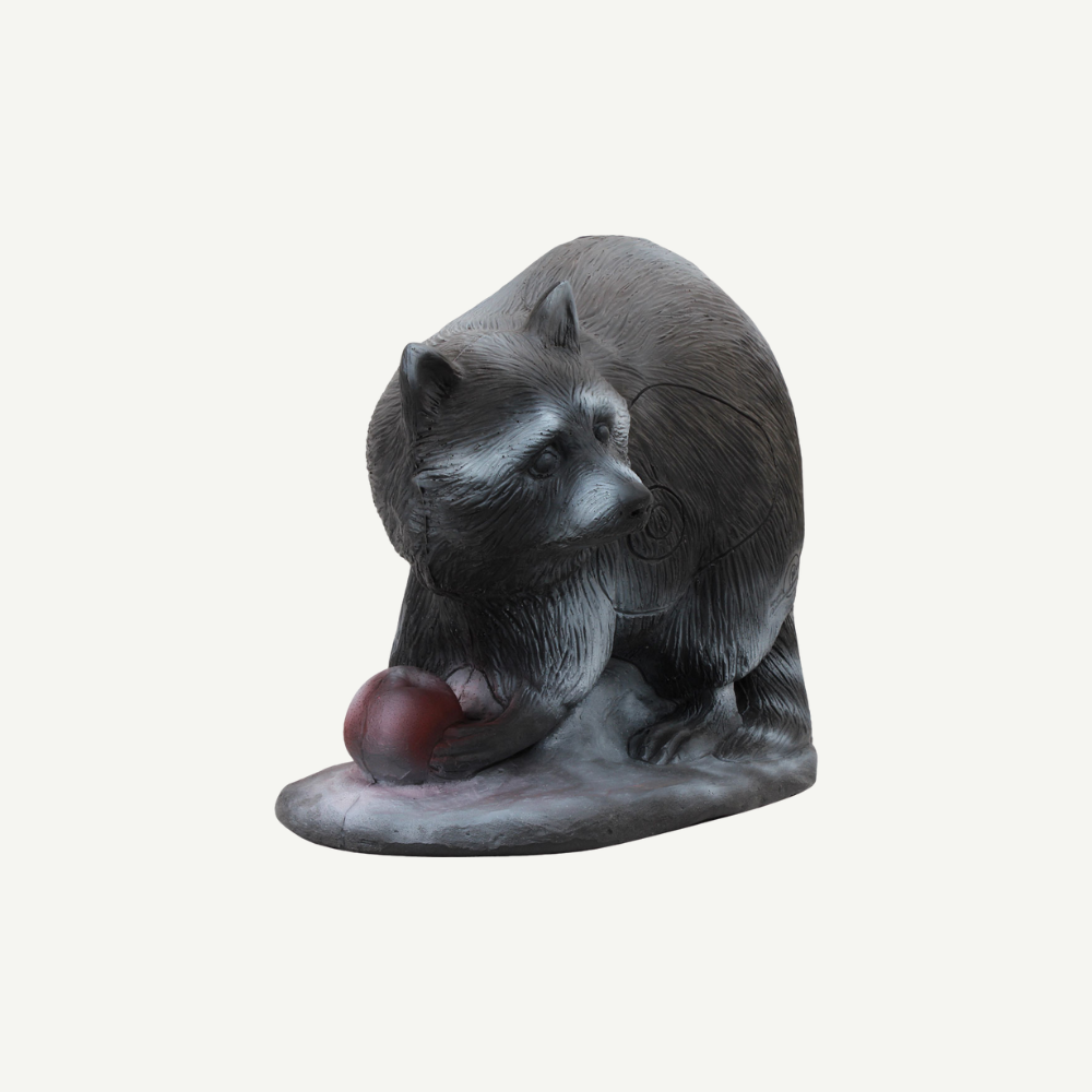 Longlife Waschbär mit Apfel