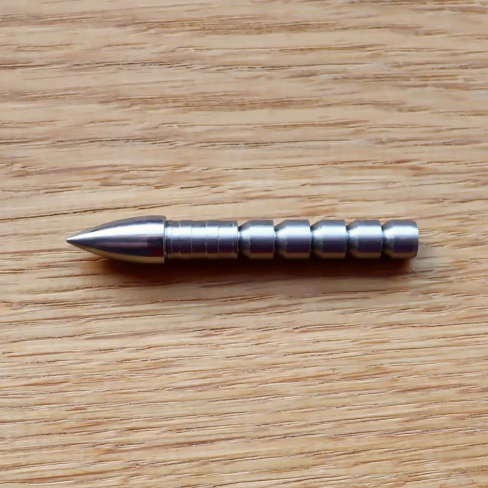 NIJORA Klebespitze (TH) 0.244/inch 6.20 mm 130-80 grain Edelstahl