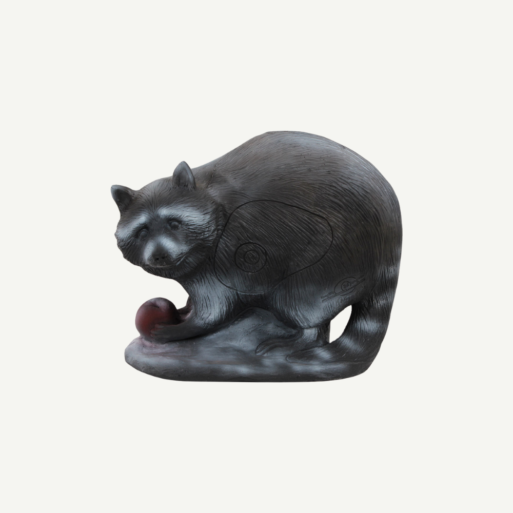 Longlife Waschbär mit Apfel