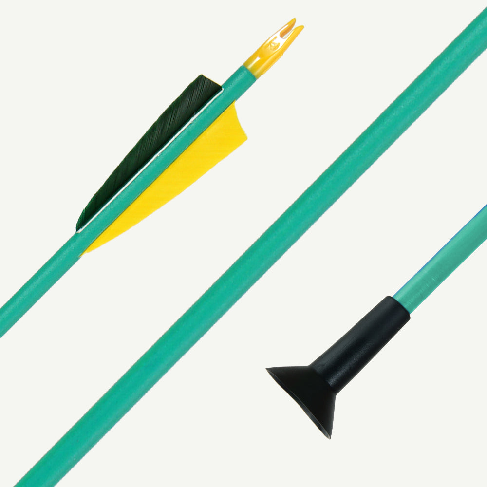 Kinder Zedernholzpfeile Rainbow mit Saugerspitze