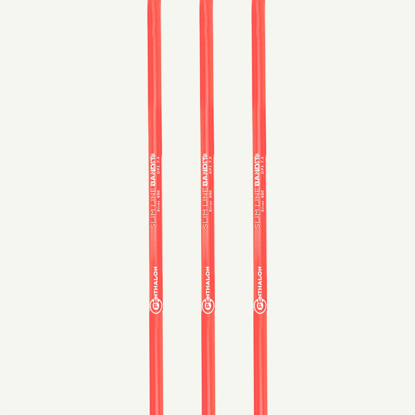 Penthalon Carbonschäfte Bandit Slim Line Neon rot 1600