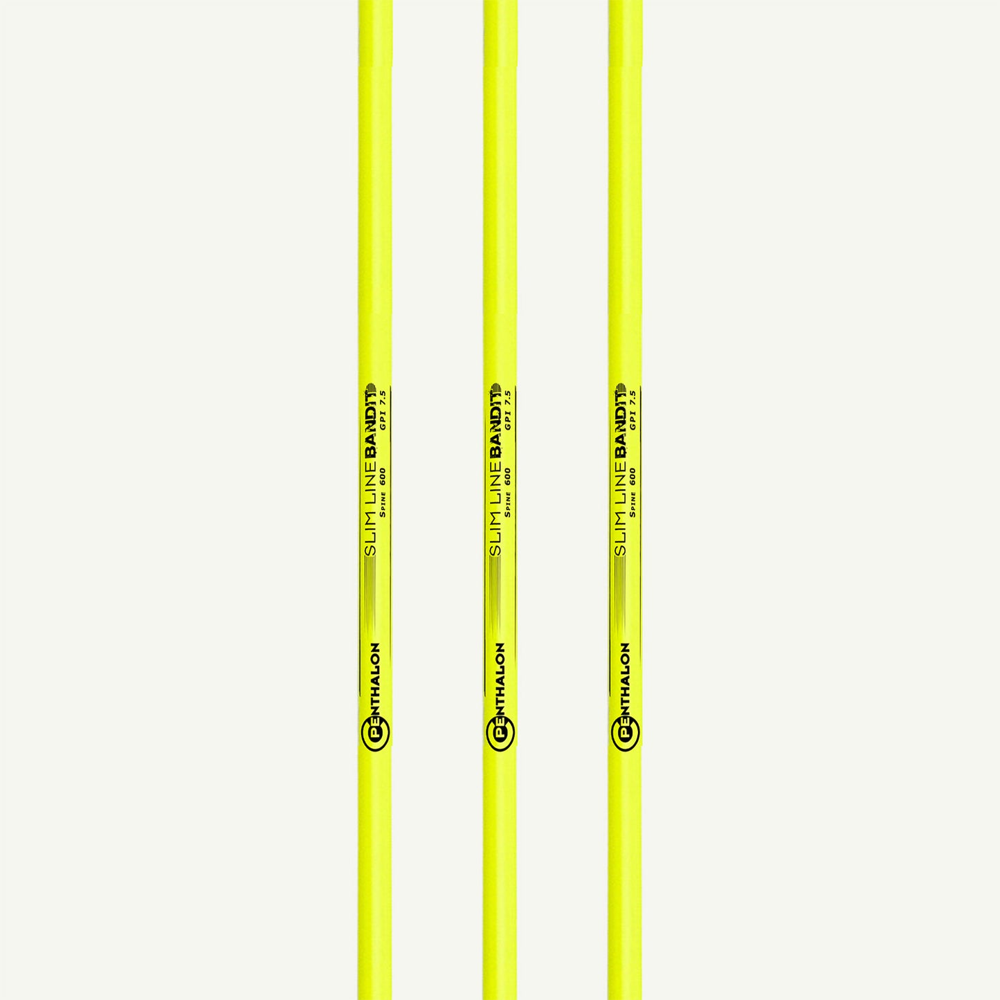 Penthalon Carbonschäfte Bandit Slim Line Neon gelb 1600
