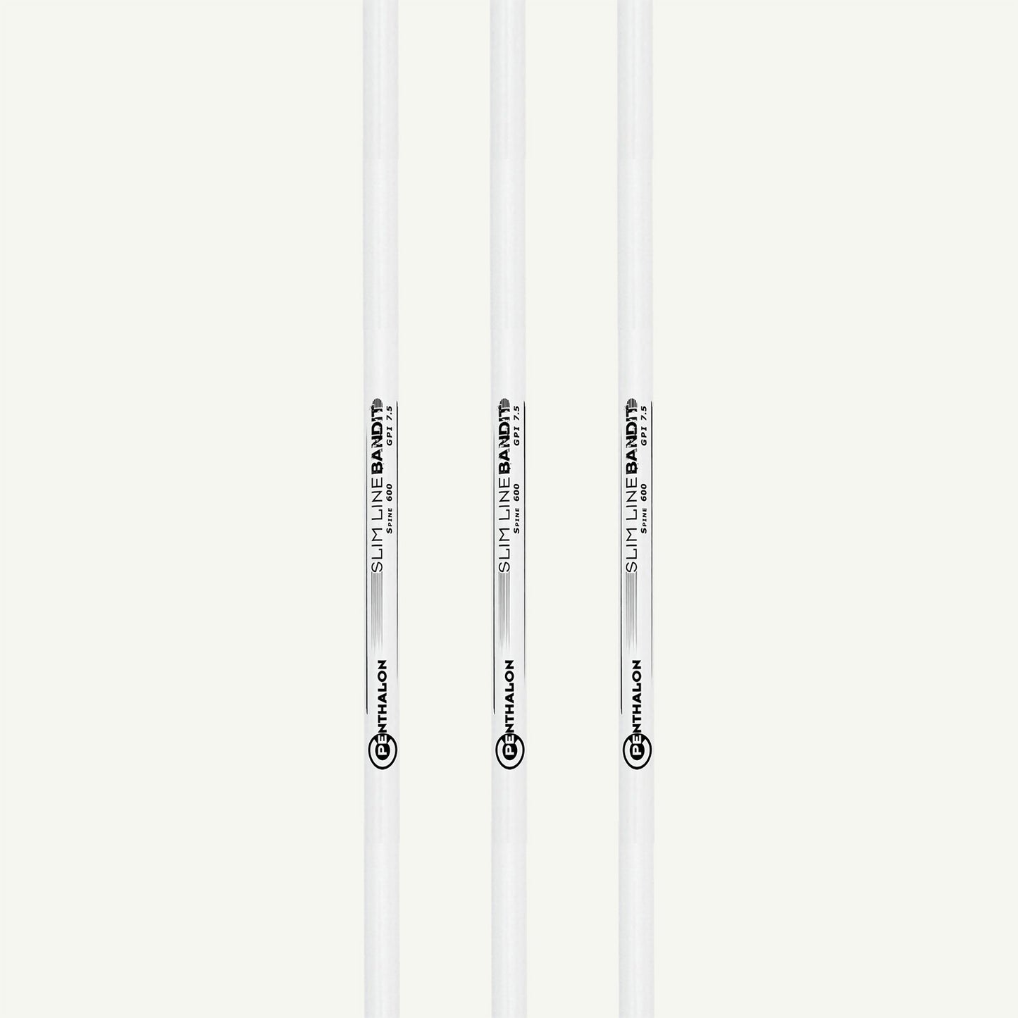 Penthalon Carbonschäfte Bandit Slim Line Neon weiss 1000