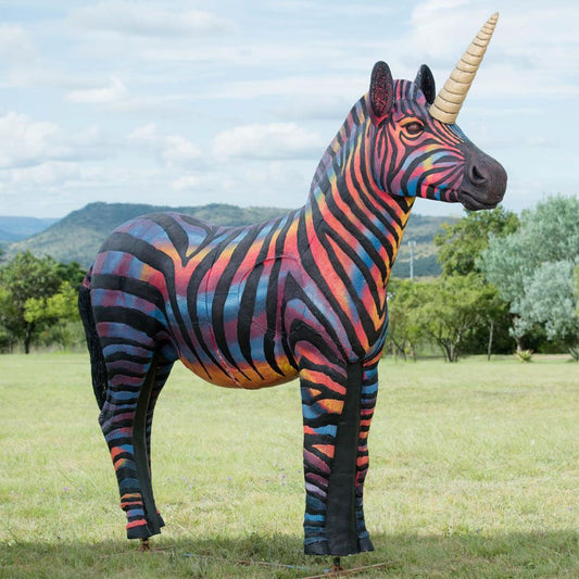 Wildcrete 3D Target - Zebra Unicorn