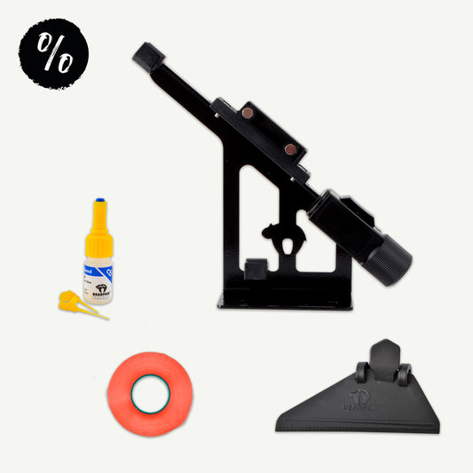 Pfeilbauset | Rechtsgewundene Befiederung