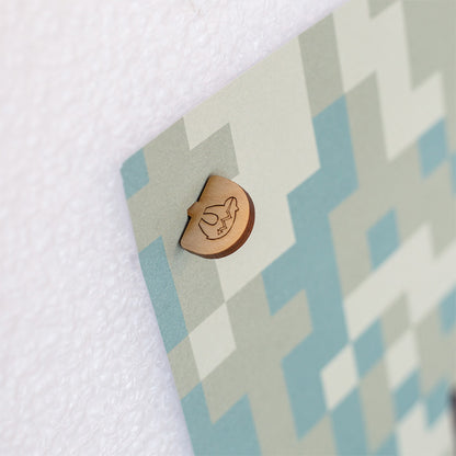 Holzscheibennagel - 4er Pack